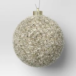4ct 150mm Christmas Tinsel Ornament Set Champagne Gold - Wondershop™ -Wondershop Sales GUEST 030aa496 628d 43cd aef1 390243d730f3