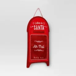 21" Christmas Santa's Mailbox Wall Hanging Decor - Wondershop™ -Wondershop Sales GUEST 03aa62db 8415 48fd abbd 369ad33846e4