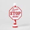 Santa Stop Here LED Tabletop Sign Red/White - Wondershop™ -Wondershop Sales GUEST 03d20aa0 6321 4db7 8fd7 337e4e1ea957