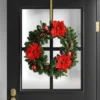 28" Pine And Poinsettia Flower With Ornaments Artificial Christmas Wreath Red - Wondershop™ -Wondershop Sales GUEST 0586a477 a776 4766 aece f8cac2d41ac5