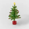 21" Battery Operated Rotating Tinsel Christmas Tree Green - Wondershop™ -Wondershop Sales GUEST 058825a0 2f9a 403e bdc0 3d7dcf89a439