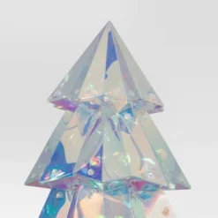 12.8" Christmas Lit Iridescent Tree Decor - Wondershop™ -Wondershop Sales GUEST 08b16a70 15e1 4a45 976c ebcb12557a63