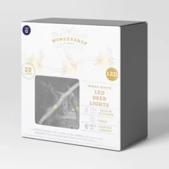 20ct LED Battery Operated Deer Christmas Novelty String Lights Warm White Clear Wire - Wondershop™ 8 20ct LED Battery Operated Deer Christmas Novelty String Lights Warm White Clear Wire - Wondershop™ -Wondershop Sales GUEST 08b37493 631c 485b ba39 49a2bdd6529c