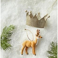 Metal Glitter Crown Christmas Tree Ornament - Wondershop™ -Wondershop Sales GUEST 09398036 e7e6 4d59 8916 6043170a8682