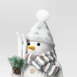 19.25" Fabric Snowman Figurine With Skis - Wondershop™ White -Wondershop Sales GUEST 0c47b208 8d1d 4f87 b779 9ee0b84cf1f6