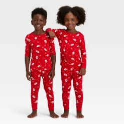 Toddler Santa Print Ribbed Long Sleeve Shirt And Pants Holiday Matching Family Pajama Set - Wondershop™ Red -Wondershop Sales GUEST 0c6aef60 4ce4 4cea 922d da90c6749793