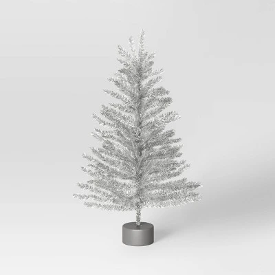 24" Unlit Tinsel Mini Artificial Christmas Tree - Wondershop™ 6 24" Unlit Tinsel Mini Artificial Christmas Tree - Wondershop™ - Image 4