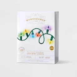 100ct LED Super Bright Mini Christmas String Lights Multicolor With Green Wire - Wondershop™ -Wondershop Sales GUEST 0eb5b434 d369 4449 badc 3947cfb19d5d