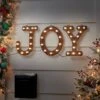 Hanging Lit 'JOY' Sign Brushed Bronze With Warm White Lights - Wondershop™ -Wondershop Sales GUEST 10b2089e 49e9 418d a68b cf3794cf83be