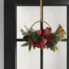 13" Metal Horn With Greenery And Plaid Bow Artificial Christmas Wreath Green/Red - Wondershop™ 1 13" Metal Horn With Greenery And Plaid Bow Artificial Christmas Wreath Green/Red - Wondershop™ -Wondershop Sales GUEST 11e50f4c 40f5 495e b43a 815d499adea4