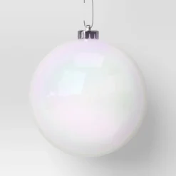 4ct 150mm Christmas Ornament Set Iridescent White/Clear - Wondershop™ -Wondershop Sales GUEST 1352eb7e 20eb 4a2f b74d 5cd01a74d352