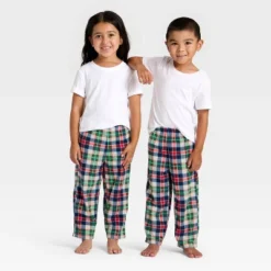 Toddler Plaid Microfleece Holiday Matching Family Pajama Pants - Wondershop™ Cream -Wondershop Sales GUEST 14f3b6b0 d8a5 4fbe b2fd d99602411d2e