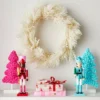 22" Flocked Faux Pampas Grass Hard Needle Artificial Christmas Wreath With Pearl Berries Ivory - Wondershop™ -Wondershop Sales GUEST 16cd18ef beb4 459e ad8d 765c570cbd64