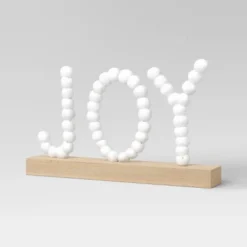 7.75" Battery Operated LED Lit 'JOY' Pom Pom Tabletop Decorative Sign - Wondershop™ -Wondershop Sales GUEST 1922a766 e64c 439c 9c2e dc4e273d180e
