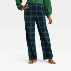 Women's Plaid Microfleece Holiday Matching Family Pajama Pants - Wondershop™ Navy Blue -Wondershop Sales GUEST 1a9fe130 3529 4ac6 b094 61458c99e8b5