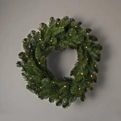 22" Pre-lit Battery Operated LED Artificial Christmas Wreath Dual Color Lights - Wondershop™ -Wondershop Sales GUEST 1cac35d8 4384 40d7 a5ba 672d75603098