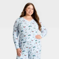 Women's "Tis The Ski-son!" Cozy Knit Long Sleeve Henley Holiday Matching Family Pajama Shirt - Wondershop™ Blue 11 Women's "Tis The Ski-son!" Cozy Knit Long Sleeve Henley Holiday Matching Family Pajama Shirt - Wondershop™ Blue -Wondershop Sales GUEST 1cef92f0 85b0 47e1 b76b d6ef900e7d86
