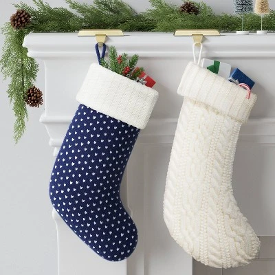 20" Cable Knit Christmas Stocking - Wondershop™ 3 20" Cable Knit Christmas Stocking - Wondershop™