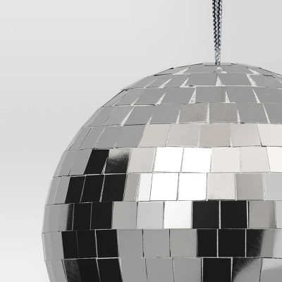 Wrap Essentials Christmas Silver Disco Ball - Wondershop™ 4 Wrap Essentials Christmas Silver Disco Ball - Wondershop™ - Image 2