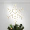 15.5" Pre-lit LED Metal Snowflake Christmas Tree Topper Champagne Gold With Warm White Lights - Wondershop™: Indoor Decor: Indoor Decor -Wondershop Sales GUEST 2379739c 3a7a 4e7b 9864 db360a74375d