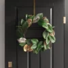 20" Magnolia Leaf With Pinecones Artificial Christmas Wreath Green/Gold - Wondershop™ -Wondershop Sales GUEST 252ef466 d302 4fe5 be33 df2942b440c1