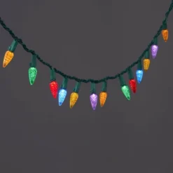 150ct LED C6 Faceted Christmas String Lights Spool With Green Wire - Wondershop™ -Wondershop Sales GUEST 25a5cc7f ff6a 496d 8c92 3e7f4ca5a701