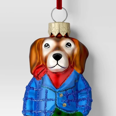 Christmas Glass Dachshund Dog Ornament - Wondershop™ 4 Christmas Glass Dachshund Dog Ornament - Wondershop™ - Image 2