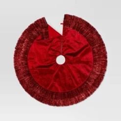 48" Christmas Tonal Tinsel Tree Skirt Red - Wondershop™ -Wondershop Sales GUEST 28f8418d 0ea1 4e02 b99e f082ee9ce469