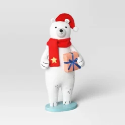 23.5" Fabric Polar Bear Holding Gift Animal Statue - Wondershop™ White 7 23.5" Fabric Polar Bear Holding Gift Animal Statue - Wondershop™ White -Wondershop Sales GUEST 293ae248 0104 41da a102 1180a73922be