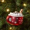 Glass Hot Cocoa Mug Christmas Tree Ornament Red - Wondershop™: Whipped Cream Detail, Indoor Decoration -Wondershop Sales GUEST 29575f72 b51a 4358 a9dc 0d3f4ba33178
