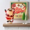 12" Battery Operated Lit Santa Figurine With Candy Cane - Wondershop™ -Wondershop Sales GUEST 2b76f140 383b 4945 a0be e83965474b1a