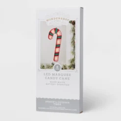 LED Marquee Candy Cane Christmas Novelty Silhouette Light - Wondershop™ -Wondershop Sales GUEST 2b8d99bd 61e3 4216 9e50 207de48aee8b