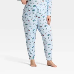 Women's "Tis The Ski-son!" Cozy Knit Holiday Matching Family Pajama Pants - Wondershop™ Blue -Wondershop Sales GUEST 3241ad11 69f9 49c7 946e 89476b1648dc