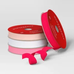 4 Pk Christmas Velvet Ribbon Pink/White Luxe - Wondershop™ 5 4 Pk Christmas Velvet Ribbon Pink/White Luxe - Wondershop™ -Wondershop Sales GUEST 39130b58 a6db 40f1 8421 0a88b6362204