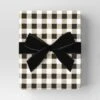30” 25 Sq Ft Christmas Roll Wrap Cream/White/Black Gingham Check - Wondershop™ -Wondershop Sales GUEST 3bccc1cb 5e67 44f1 b0b5 42162869aa39
