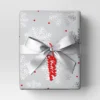 30” 20 Sq Ft Christmas Roll Wrap Silver Snowflake On Grey - Wondershop™ -Wondershop Sales GUEST 3ca6bb21 3f46 42fe baae 5475b56ab76a