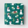 30" 50 Sq Ft Christmas Roll Wrap Illustrated Dogs On Green - Wondershop™ -Wondershop Sales GUEST 3e6e2c26 94a3 4844 9b93 abfea8e54795