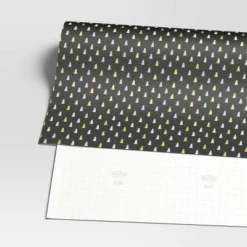 30” 25 Sq Ft Christmas Roll Wrap Gold/Silver Trees On Black - Wondershop™ 5 30” 25 Sq Ft Christmas Roll Wrap Gold/Silver Trees On Black - Wondershop™ -Wondershop Sales GUEST 3f927602 0632 446d 971a 8a0017398061