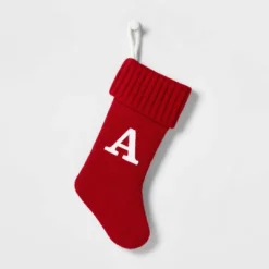 Knit Monogram Christmas Stocking Red - Wondershop™ -Wondershop Sales GUEST 4025d7f9 cf48 4e95 84f2 330b0ef1dd03
