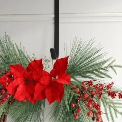 22" Christmas Unlit Asymmetrical Red Poinsettia Wreath - Wondershop™ 6 22" Christmas Unlit Asymmetrical Red Poinsettia Wreath - Wondershop™ -Wondershop Sales GUEST 4b3fe364 10f4 4735 965f 5e71bf781082
