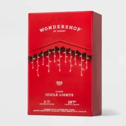 300ct Incandescent Mini Christmas Icicle Lights With White Wire - Wondershop™ -Wondershop Sales GUEST 4ce9237b 04e4 40bf a8ab 62354b390c30