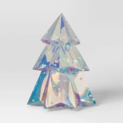 12.8" Christmas Lit Iridescent Tree Decor - Wondershop™ -Wondershop Sales GUEST 4cf319fa 40f8 41b3 9688 663535ab830f