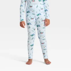 Kids' "Tis The Ski-son!" Cozy Knit Long Sleeve Shirt And Pants Holiday Matching Family Pajama Set - Wondershop™ Blue -Wondershop Sales GUEST 51882cab 8a84 4e2c a4a0 a8ca218397fc