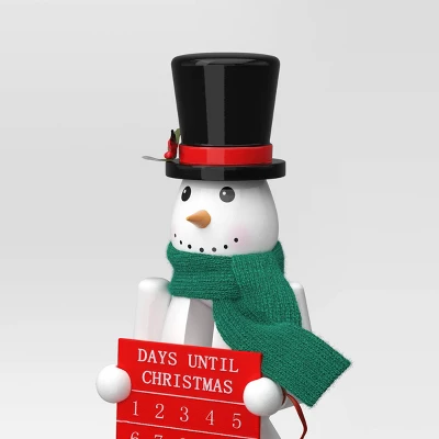 Snowman Countdown Nutcracker Figure - Wondershop™ 4 Snowman Countdown Nutcracker Figure - Wondershop™ - Image 2