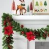 6' Cedar With Poinsettia Flowers And Pinecones Christmas Artificial Garland - Wondershop™: Traditional Decor, Indoor/Sheltered Outdoor Use 2 6' Cedar With Poinsettia Flowers And Pinecones Christmas Artificial Garland - Wondershop™: Traditional Decor, Indoor/Sheltered Outdoor Use -Wondershop Sales GUEST 552dcef4 adda 4172 9fc5 3e3973680479