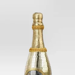 12" Christmas Mirror Champagne Bottle Gold Decor - Wondershop™ -Wondershop Sales GUEST 580999cb 4c86 4c4d abf1 772437b02135