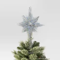 Metal Starburst With Tinsel Tree Topper - Wondershop™ -Wondershop Sales GUEST 588f8b25 a0b6 47a9 a616 94d1ea408e14