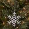 Acrylic Snowflake Christmas Tree Ornament Clear - Wondershop™ : Icy Shine, Indoor Decor, Festive Charm: Icy Shine, Indoor Decor, Festive Charm