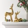 14.75" Plated Ceramic Standing Reindeer Animal Sculpture - Wondershop™ Gold -Wondershop Sales GUEST 5c9d4473 f88f 4da3 822f 0499d75ae4f5