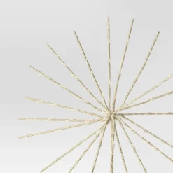 14" Pre-lit Dewdrop Glittered Starburst Christmas Tree Topper Champagne With Cool White Twinkle/Warm White Steady Lights - Wondershop™ -Wondershop Sales GUEST 5d49cb38 5436 49ab b4d5 f503f69abecc